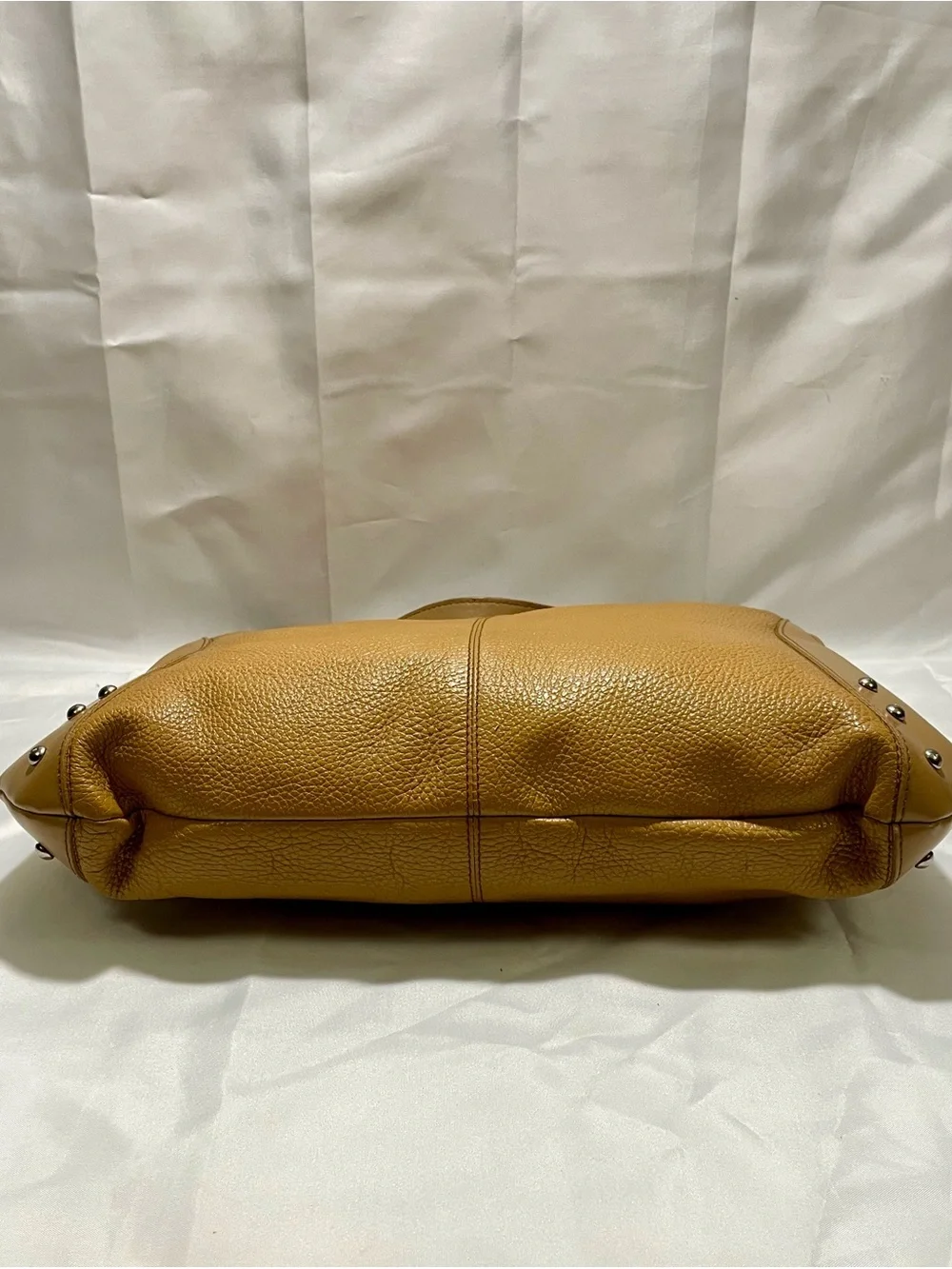 Vintage Furla Studded Leather Hobo Shoulder Bag ✨RARE✨